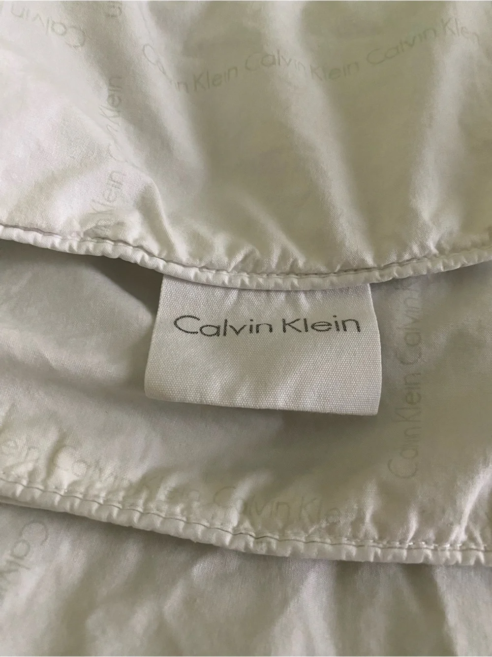 Calvin Klein White Duvet Cover